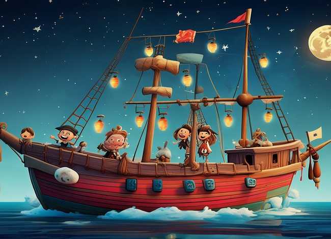 睡前故事儿童海盗船，睡前故事海盗船的故事