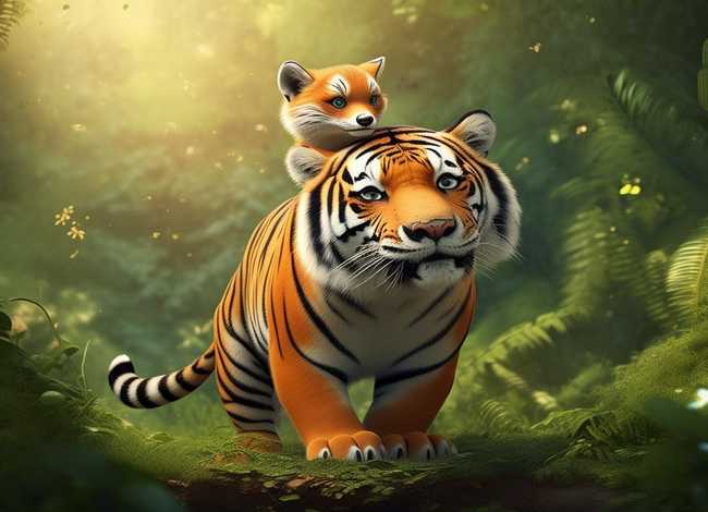 儿童讲故事配乐纯音乐、儿童讲故事狐假虎威配乐纯音乐