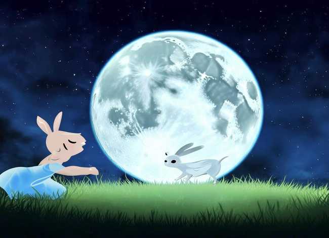 嫦娥玉兔的儿童故事 - 嫦娥玉兔的故事动画片