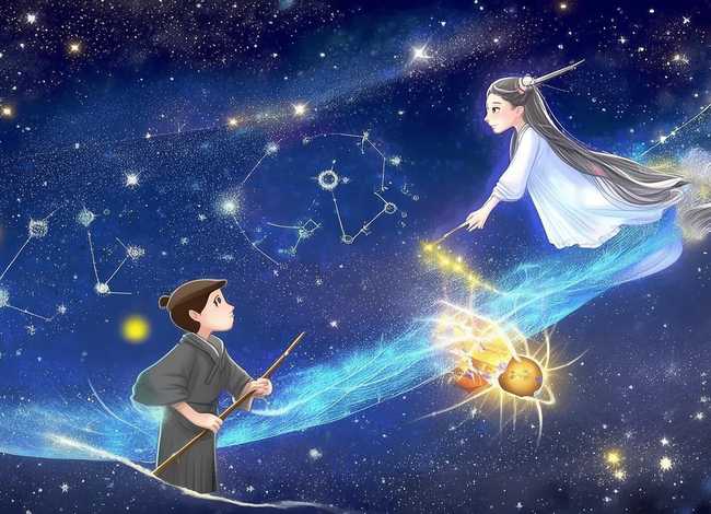 牛郎跟织女的故事 - 牛郎跟织女的故事绘本