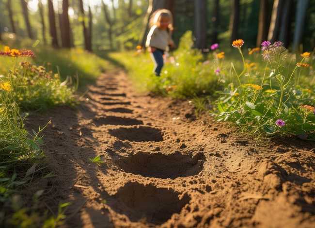 《脚印》绘本故事，《脚印》绘本故事图片