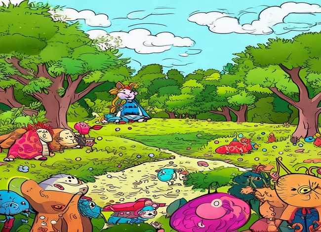 图文并茂小故事手绘；图文并茂小故事手绘图片