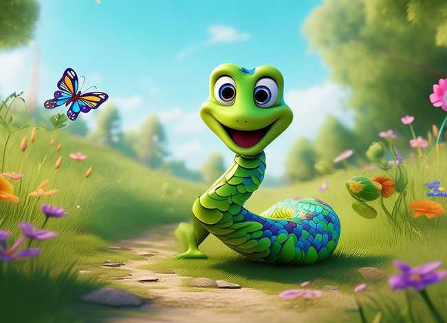 儿童故事 小蛇散步 幼儿故事小蛇散步