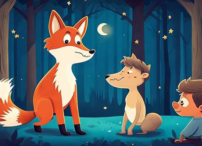 睡前故事狐狸和狼的故事 - 睡前小故事狼和狐狸