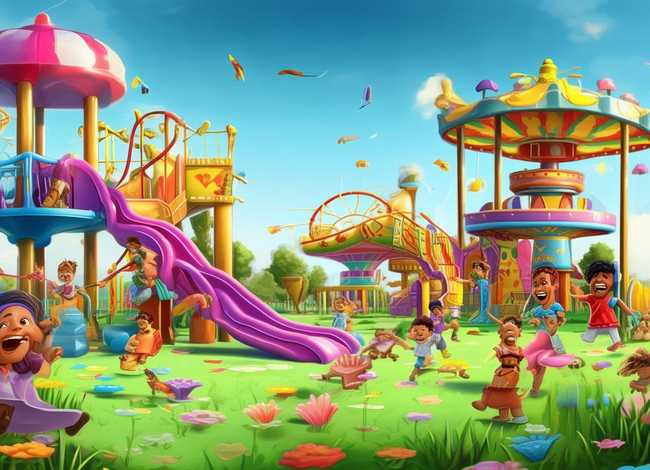 关于游乐场的故事绘本；关于游乐场的故事绘本图片
