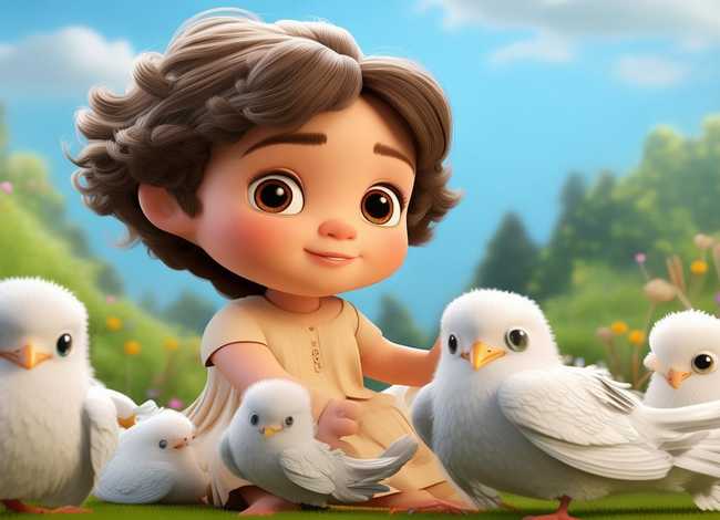 0-3岁鸽子的故事儿童启蒙早教 - 鸽子的故事绘本