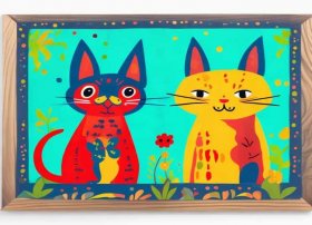 猫和老鼠儿童手抄报图片简单又漂亮简单笔画；猫和老鼠的手抄报图片大全