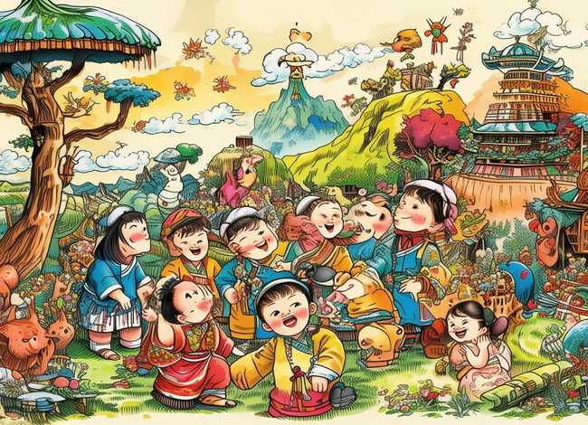 中国儿童故事连环画、少儿故事连环画