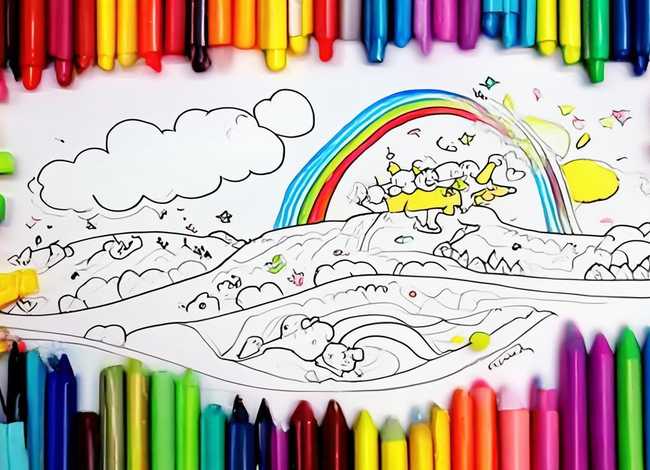 儿童填色；儿童填色画大全600多张