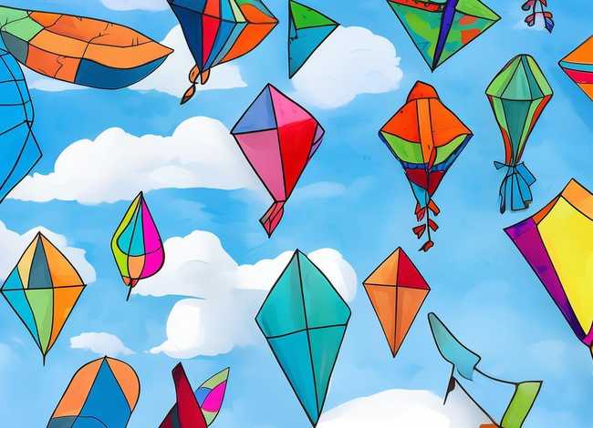 儿童风筝图案简笔画；儿童风筝图案简笔画大全