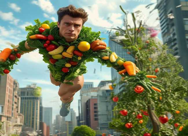 超人 故事、蔬菜超人故事