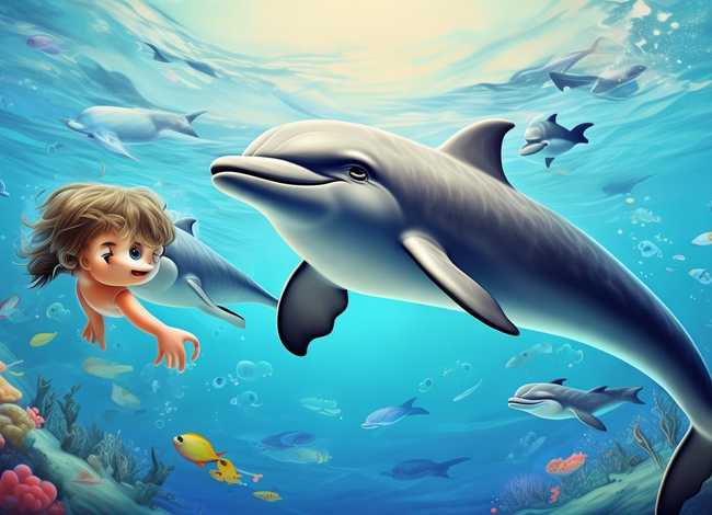 关于海豚的儿童故事，关于海豚的小故事