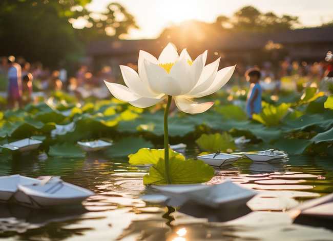 荷花的儿童诗 - 荷花的儿歌或者童谣