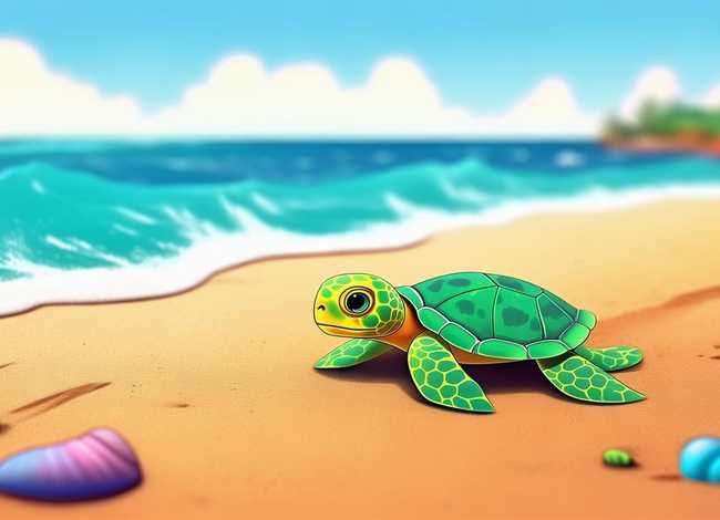 小海龟故事绘本；关于小海龟的绘本故事