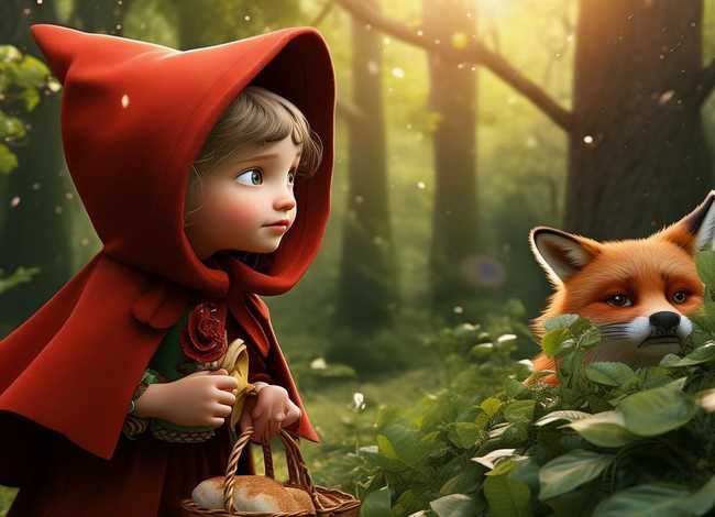 小红帽的故事儿童完整版；小红帽的故事正版