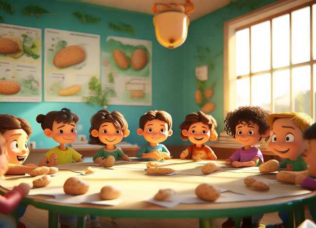 关于土豆的故事幼儿园、关于土豆的故事幼儿园中班