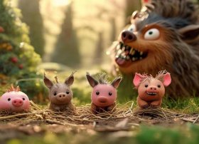 童话故事儿童版三只小猪（童话 三只小猪）