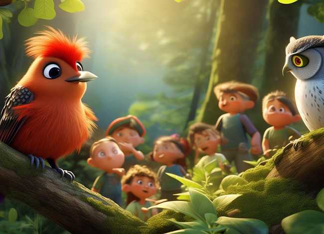 啄木鸟儿童故事、啄木鸟幼儿故事