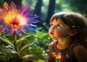 神奇的花朵儿童故事；神奇的花的故事