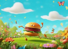 汉堡小子故事；汉堡小子绘本故事