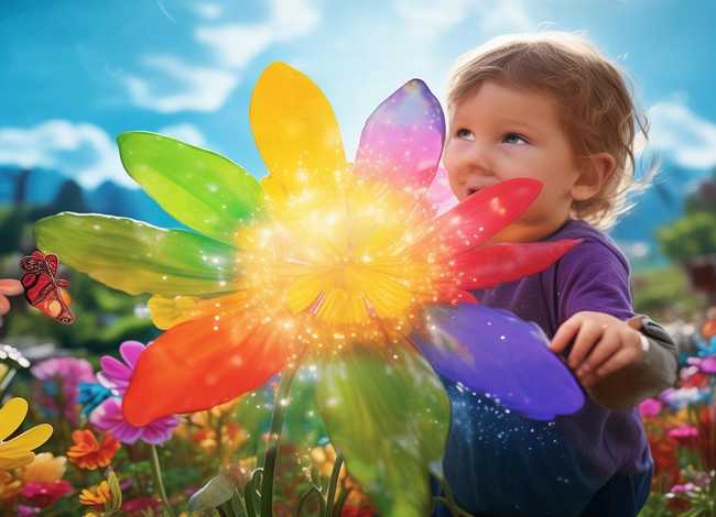 儿童故事七色花ppt；七色花故事幼儿园教案