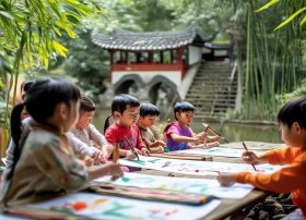 幼儿园水墨画课程故事，幼儿园水墨画课程故事分享