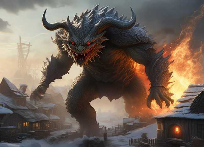 年兽的故事简短版 - 年兽的故事简短版图片