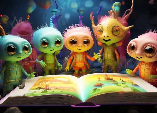 外星人的儿童故事书，外星人的幼儿故事