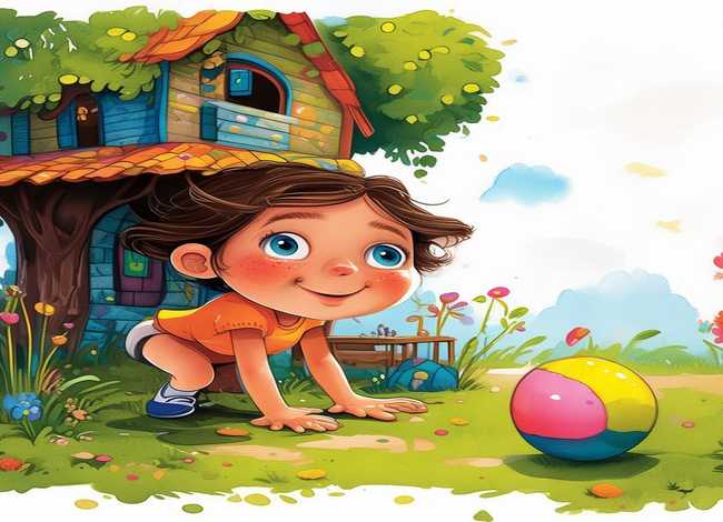 儿童皮球故事大全 幼儿故事皮球去哪了看图讲述