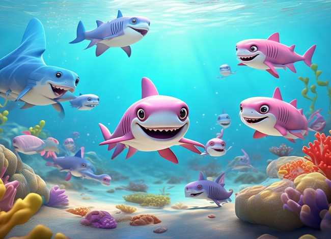 儿童益智早教视频故事鲨鱼、看鲨鱼宝宝故事视频
