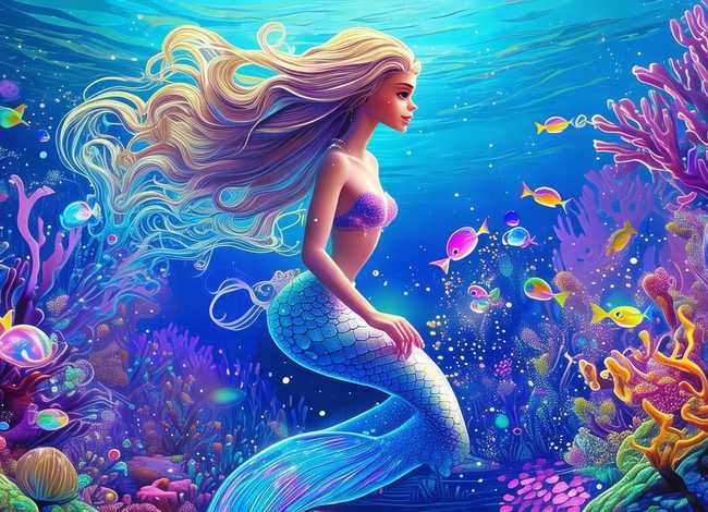 海底美人鱼动画片，海底美人鱼动画片视频