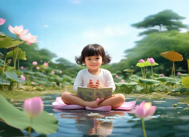 儿童佛经，儿童读佛经