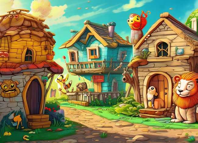 动物的房子绘本故事图片，动物的房子绘本故事图片大全