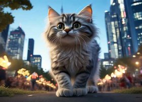 野猫进城儿童故事；幼儿故事野猫的城市导入语