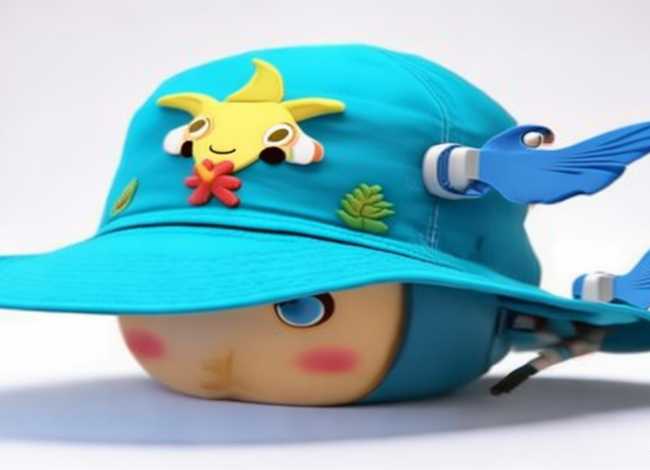 儿童风扇帽子、儿童风扇帽子风扇那个两边开了怎么弄弄一下