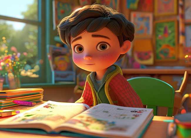 英语故事绘画图片，英语故事绘画图片四年级