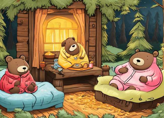 三只熊的故事绘本；三只熊的故事绘本教案