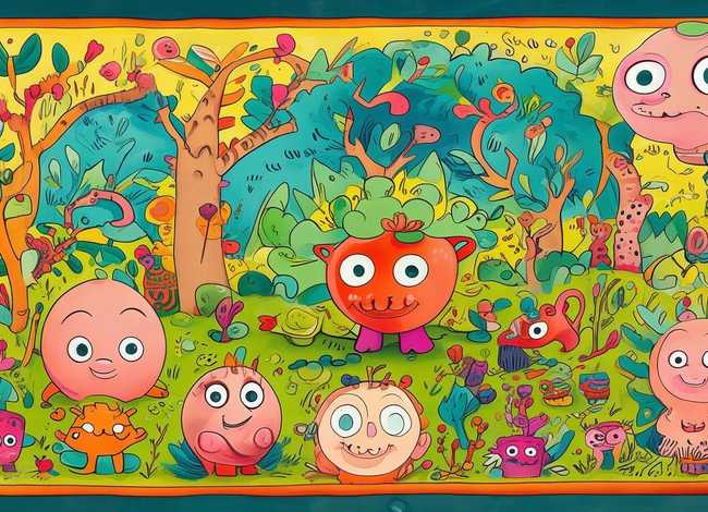 儿童绘本故事图片素材，儿童故事绘本图片素材