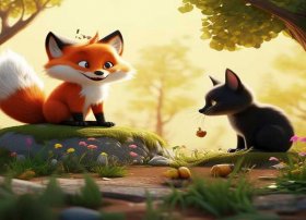 狐狸猫的儿童故事 - 狐狸和猫的故事主要内容