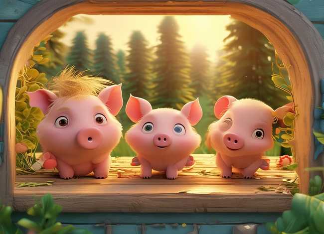 幼儿睡前故事三只小猪 - 幼儿睡前故事三只小猪的故事