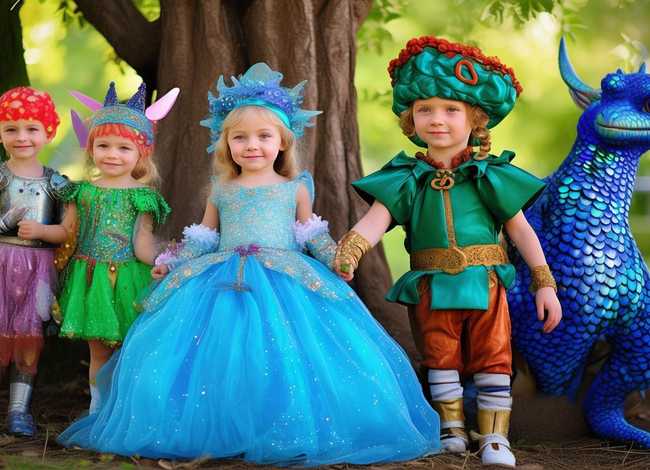 儿童童话故事表演服装，儿童话剧表演服装