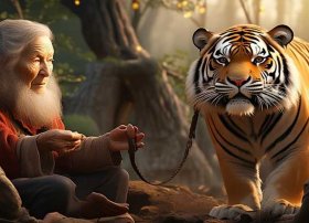 狼外婆讲故事 狼外婆讲故事王老汉牵老虎