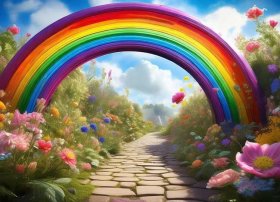 绘本故事花园 绘本故事花园里的彩虹