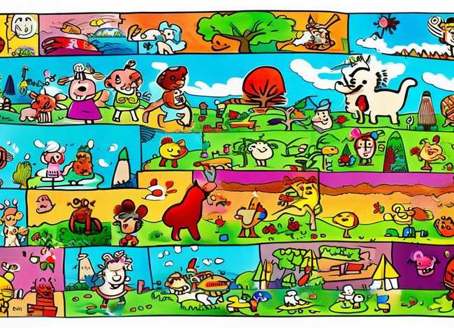 儿童插画故事绘本图片简单，儿童插画绘本图片大全