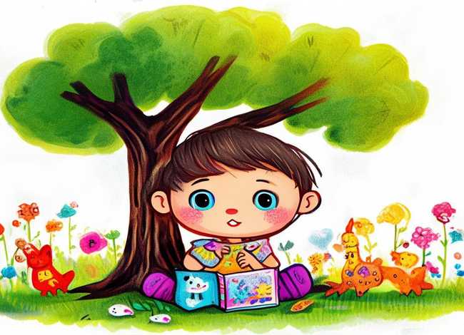 儿童故事配图插画（幼儿故事配图简笔画）