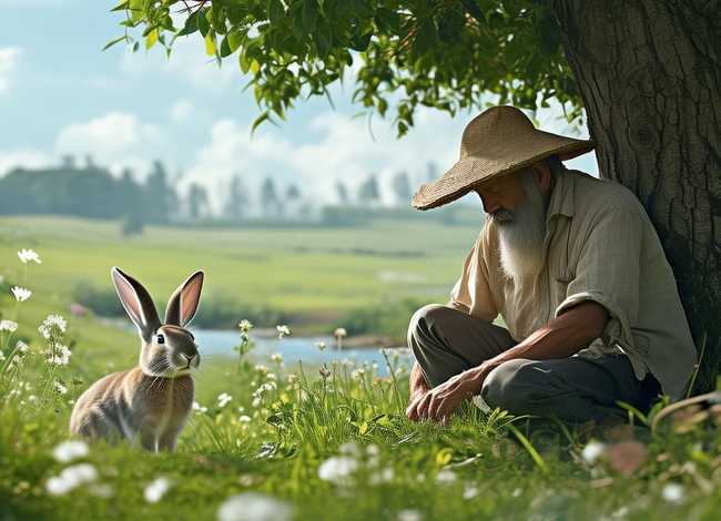 守株待兔的老农夫歌曲 守株待兔的老农夫歌曲四年级