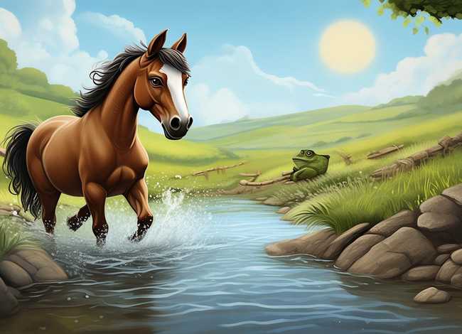小马过河儿童故事250字；小马过河故事简单版50字