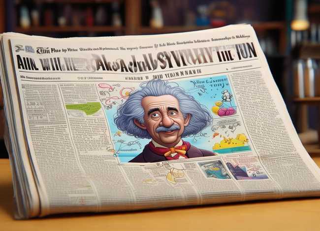 爱因斯坦的故事小报简单 爱因斯坦的故事小报简单又好看