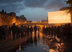 运河边光影故事公益电影之夜举行 - 电影运河故事介绍