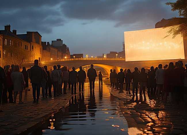 运河边光影故事公益电影之夜举行 - 电影运河故事介绍